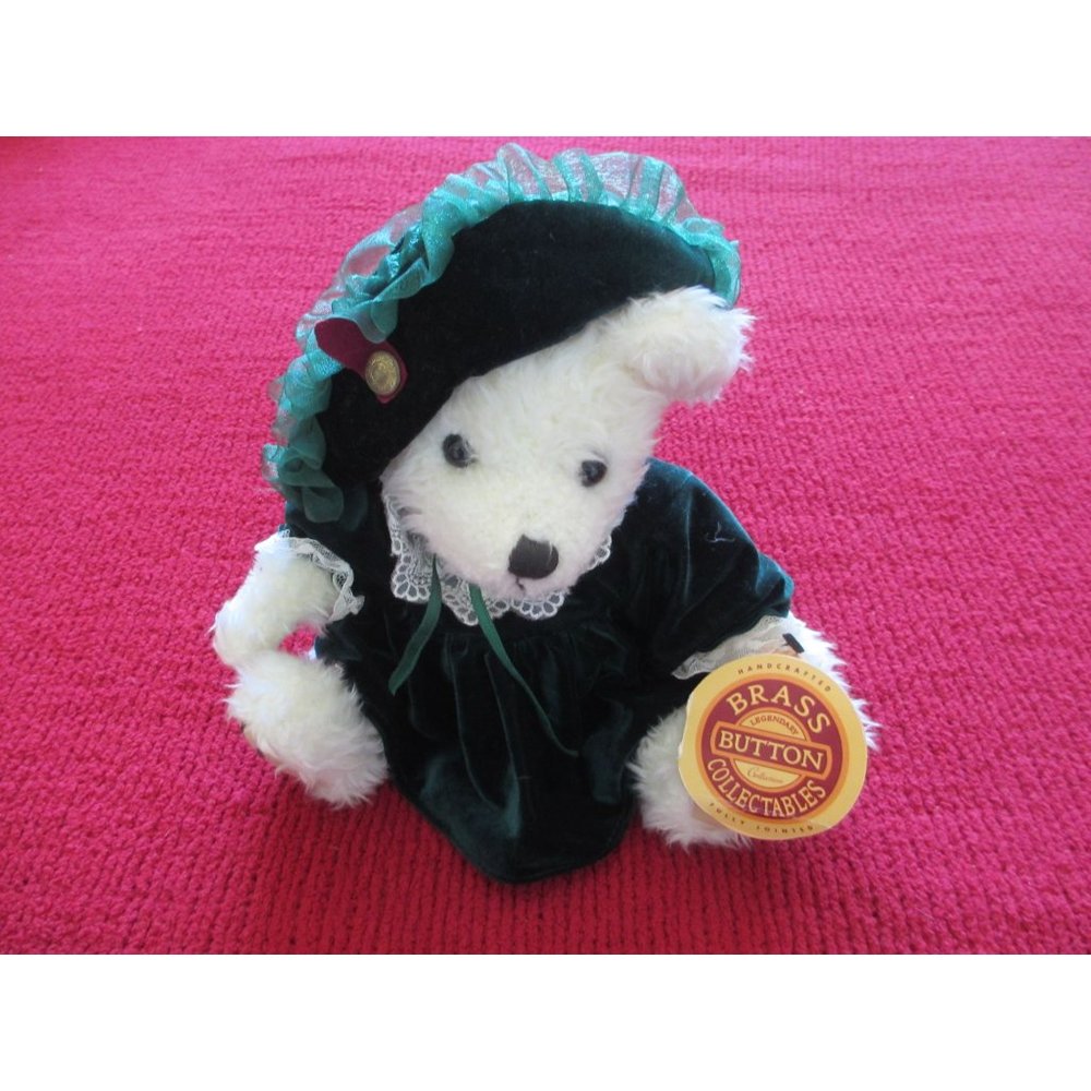 THE BRASS BUTTON BEARS COLLECTION, "BIANCA" , BEAR OF LOVE